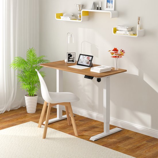 WOLTU In hoogte verstelbaar bureau 100 x 60 cm, speeltafel met