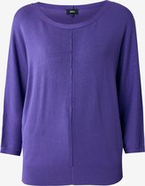 ANOUK Basic Boatneck Lange Mouwen Dames - Paars - Maat XS