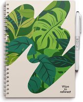 MOYU - Sandy Jungle Notebook - Carnet effaçable A5 Hardcover