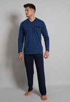 Götzburg Pyjama lange broek - 664 Blue - maat XXL (XXL) - Heren Volwassenen - 100% katoen- 452179-4009-664-XXL