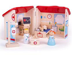 Bigjigs Mini Ziekenhuis Speelset