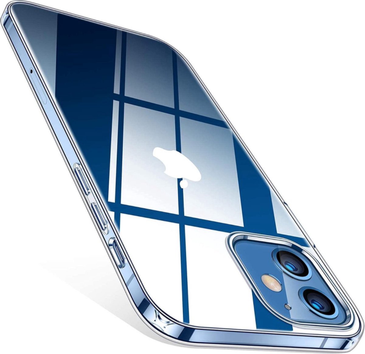 LuxeBass Ultra thin silicone case iPhone 12 mini - 5.4 inch - transparant
