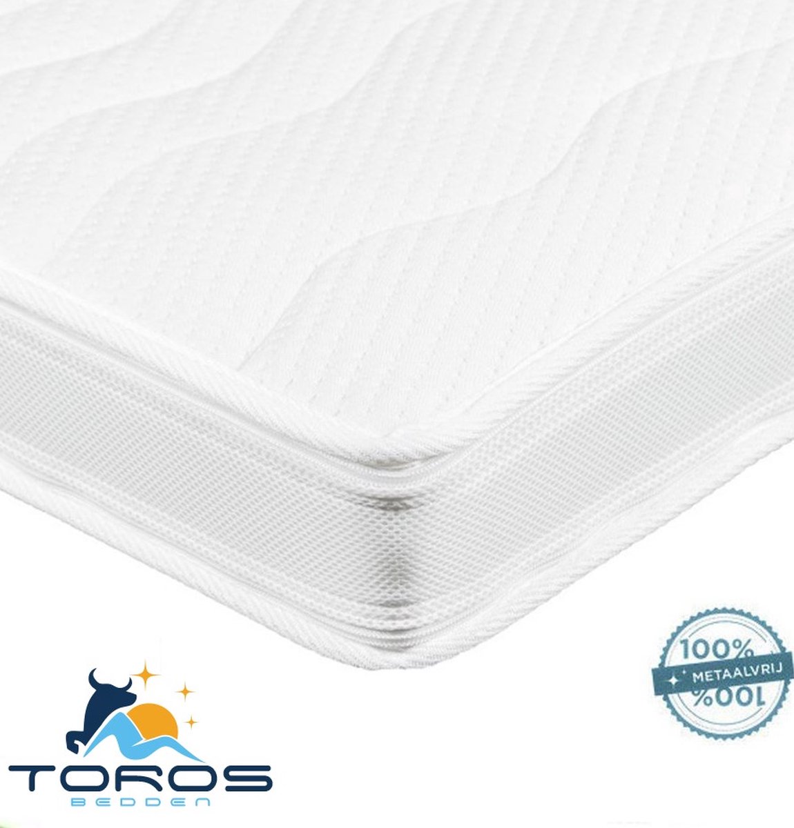 140x200 Topper Topdek Luxe Bamboo - 4D XL HR 45 Koudschuim Topmatras - 11 cm dik