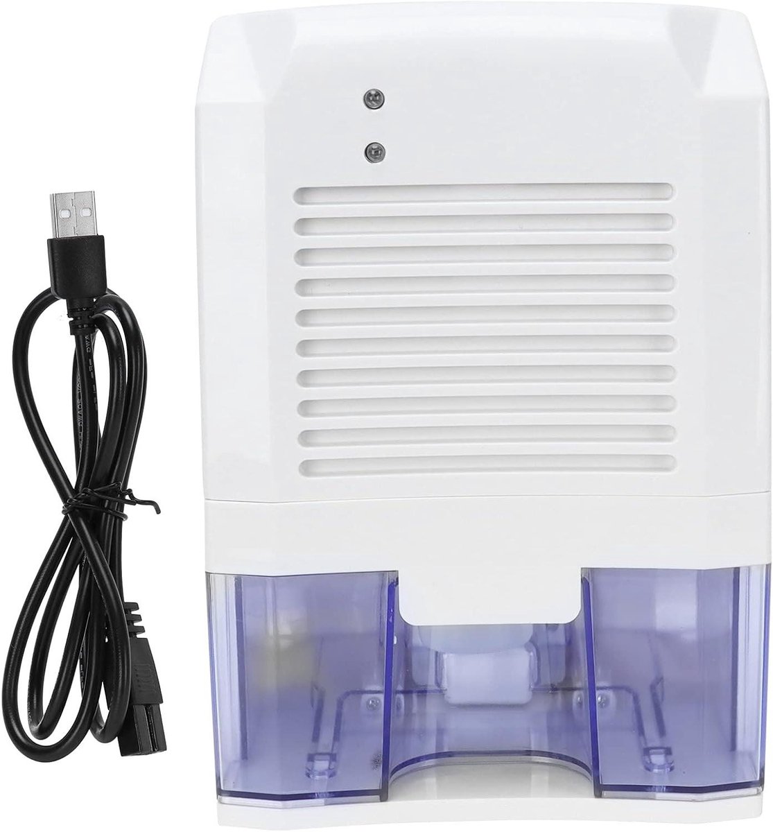 Luchtontvochtiger Mini - Compacte Droger - Vocht Reguleren - Automatische Uitschakeling - 800ml Tank - Wit