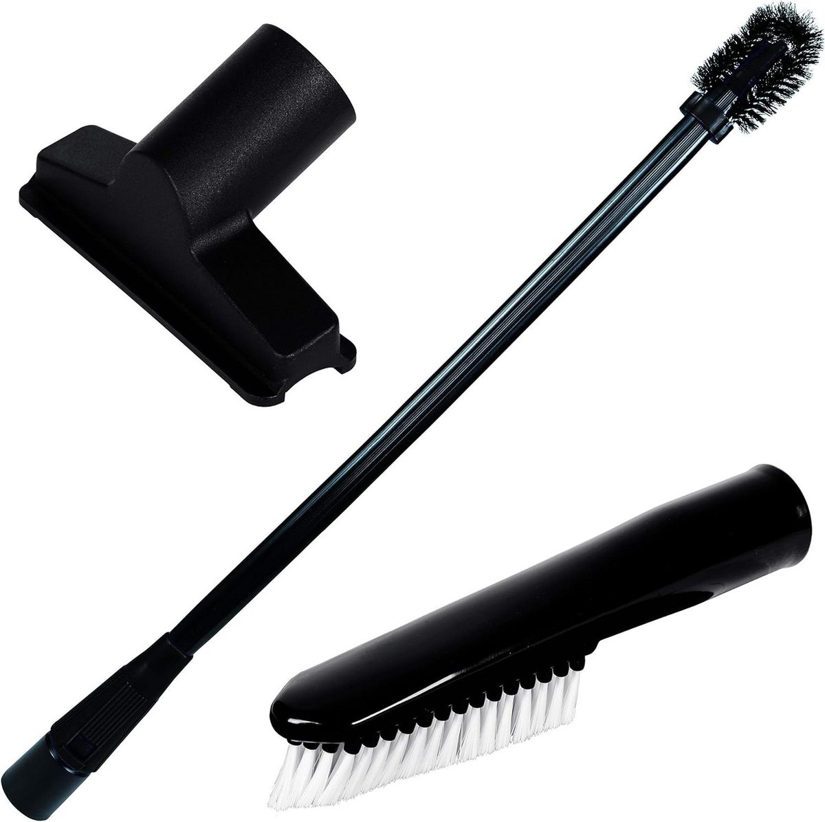 Zuigmonden Set - Stofzuiger Mondstukken - Schoonmaken Huis - Verschillende Opzetstukken - 36 mm Slang - Zwart