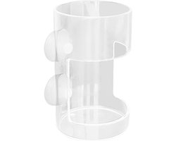 Visvoederbuis - Voederhouder Aquarium - Vis Voeren - Efficiënt Voer Mechanisme - 13 x 6.5 x 11 cm - Transparant