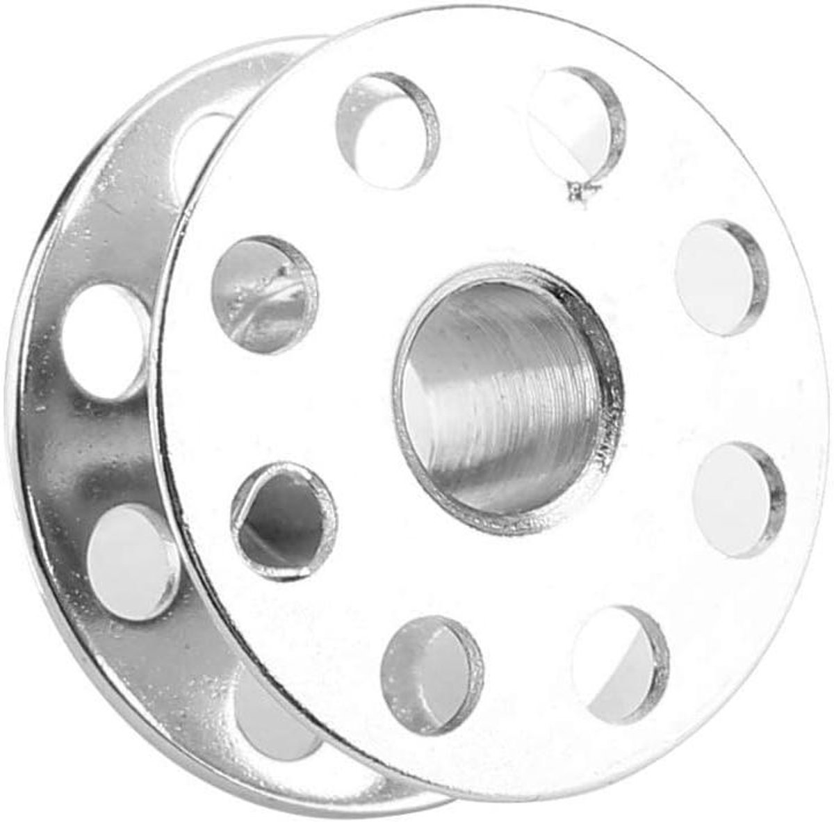 Metalen Naaispoelen - Spoeltjes Machine - Naaiprojecten Uitvoeren - Duurzame IJzeren Constructie - 100 Stuks - Zilverkleurig