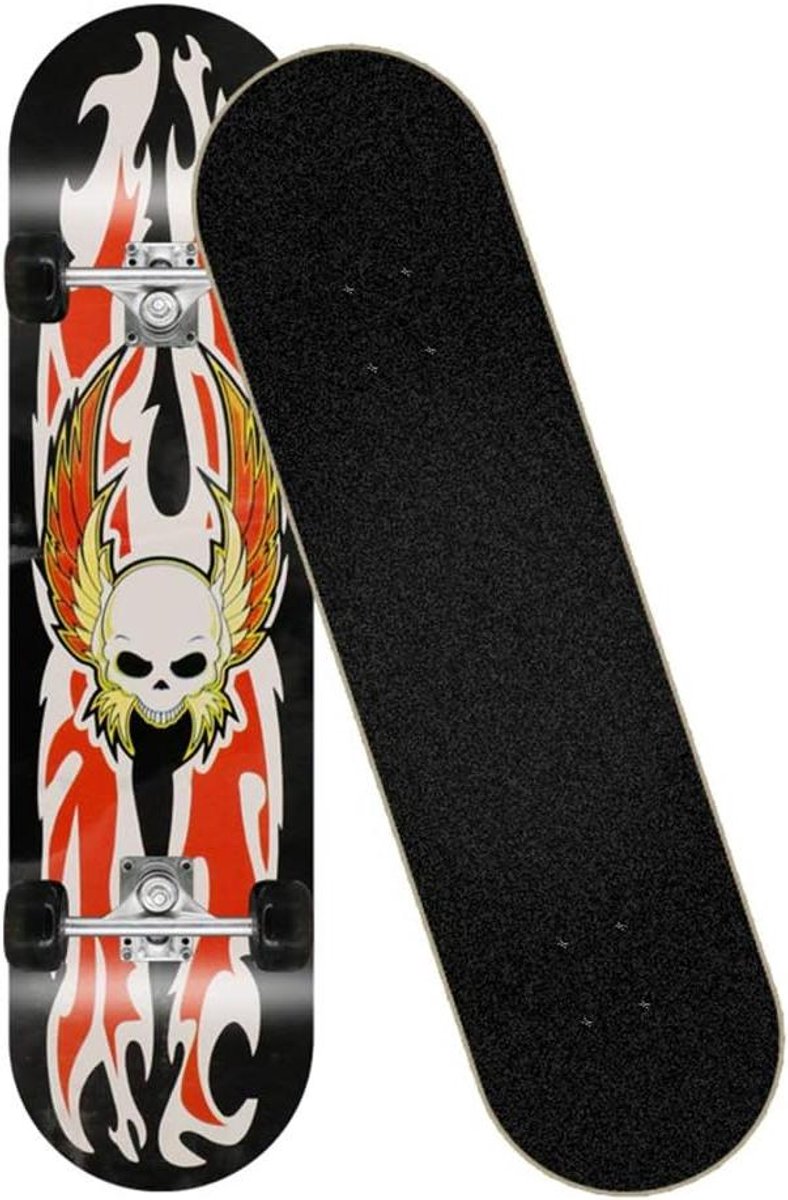 Compleet Skateboard Cruiser Board Trucs en Stunts 8 Lagen Esdoorn 31 x 8 inch A