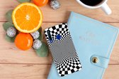 TPU Hoesje Honor 20 Lite zwart-wit Design Illusie