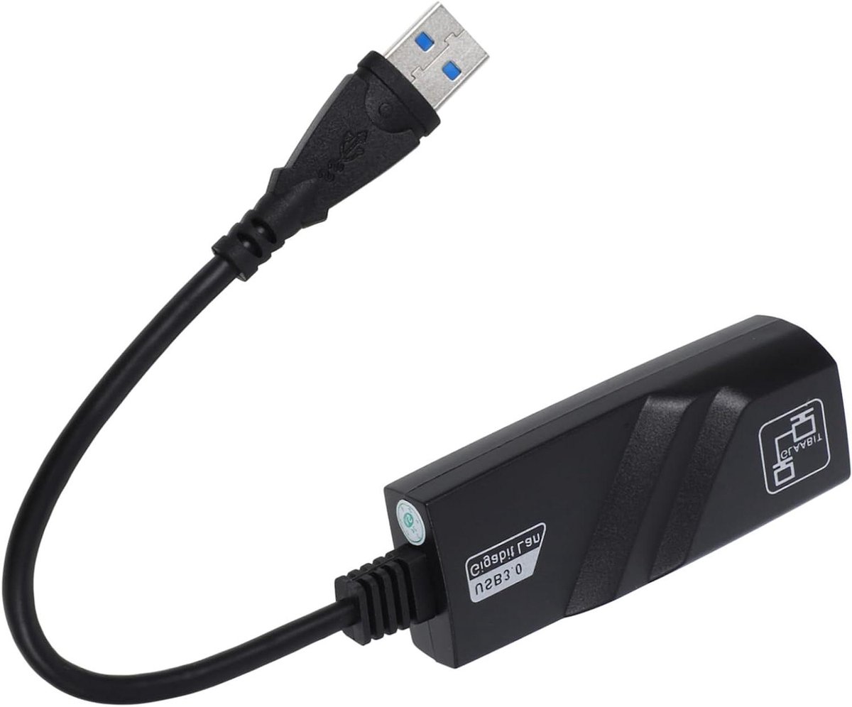 USB Netwerkadapter - Ethernet Kaart - Stabiele Verbinding - Plug en Play - Gigabit Snelheid - Zwart