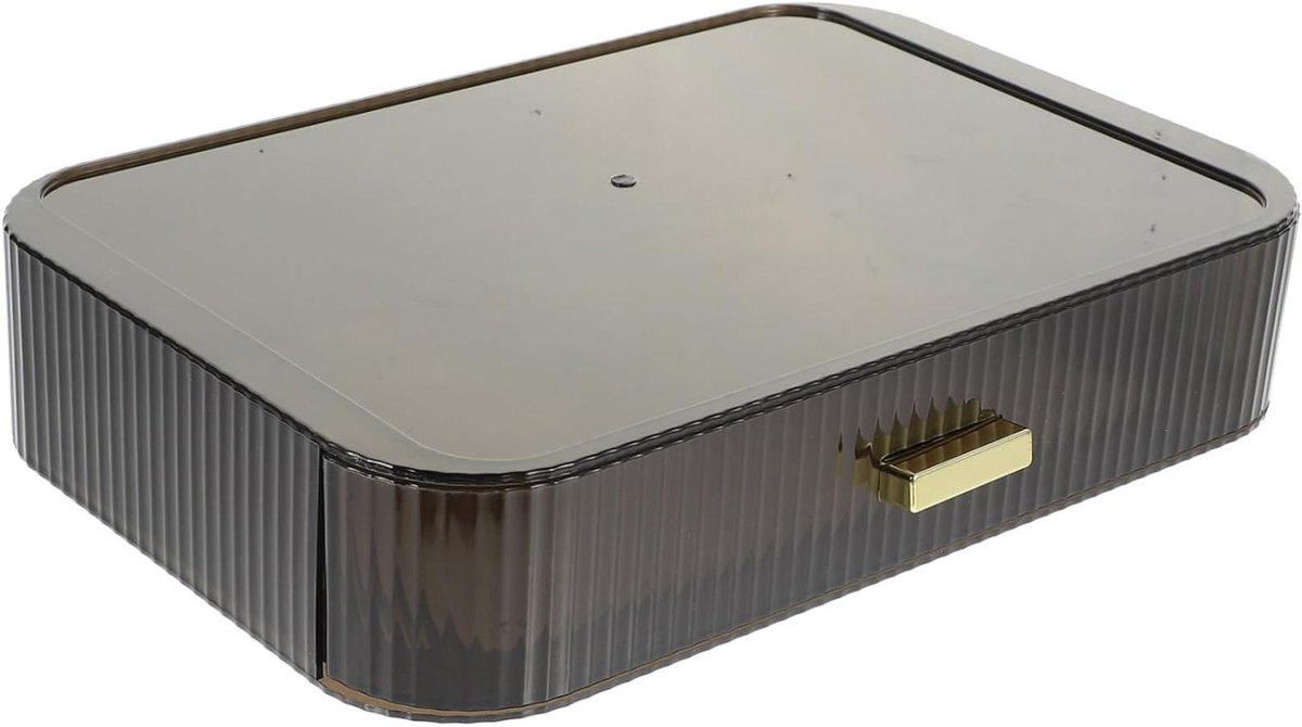 Cosmetische Opbergdoos - Make-up Lade - Bureau Organiseren - Lade Ontwerp - 30x20x6 cm - Grijs