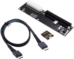 M.2 naar PCIe 4.0 x16 Adapter voor NVMe SSD's en Externe Grafische Kaarten, Compatibel met GPD WIN Max2
