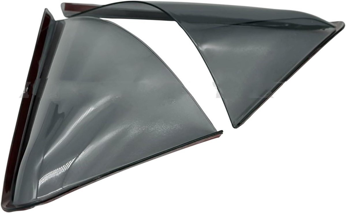Motorfiets Windscherm - Zijbeenbeschermer - Comfortabele Rit - Duurzaam Plastic - Universele Pasvorm - Grijs