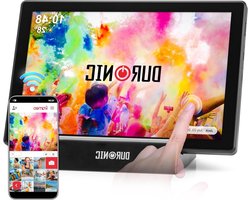 Duronic Frameo PF1D BK Digitaal fotolijstje met touchscreen 10,1 inch Fotoweergave en videoweergave Hoge resolutie 1280x800 pixels Geheugen 32 GB USB-C