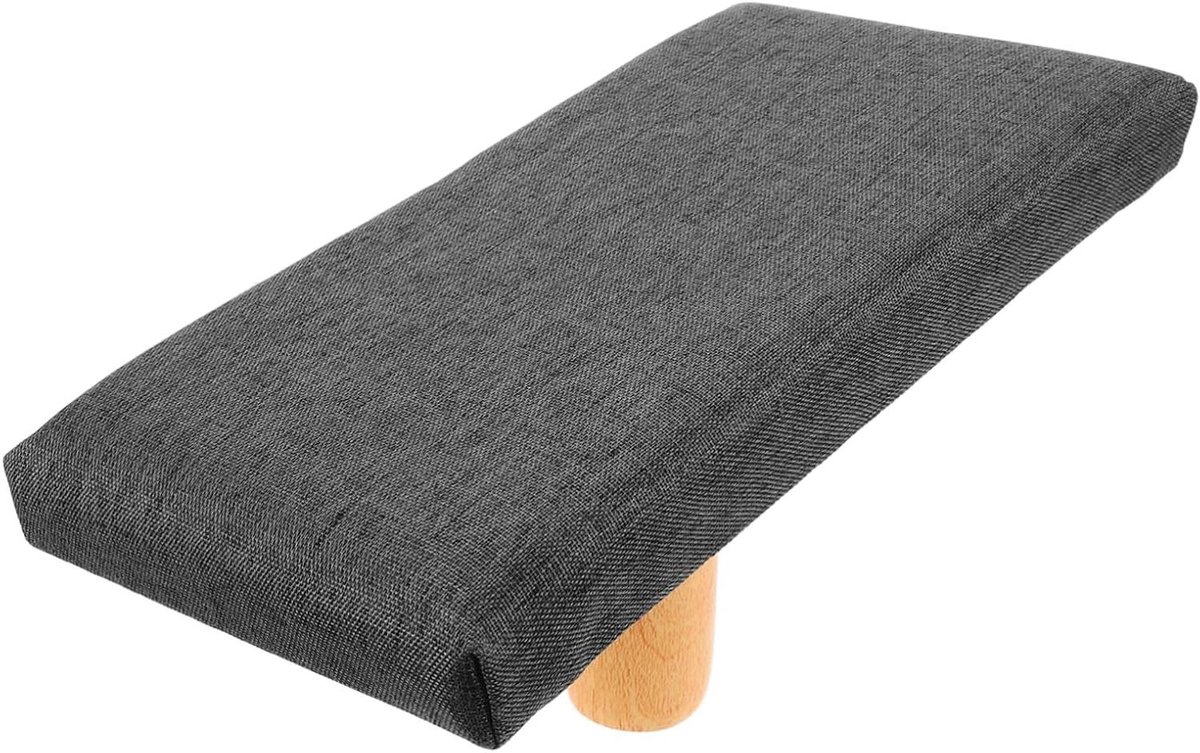 Meditatiebank - Zithocker Balansstoel - Meditatie en oefeningen - Verstelbare hoogte - 30.5 cm lengte - Grijs