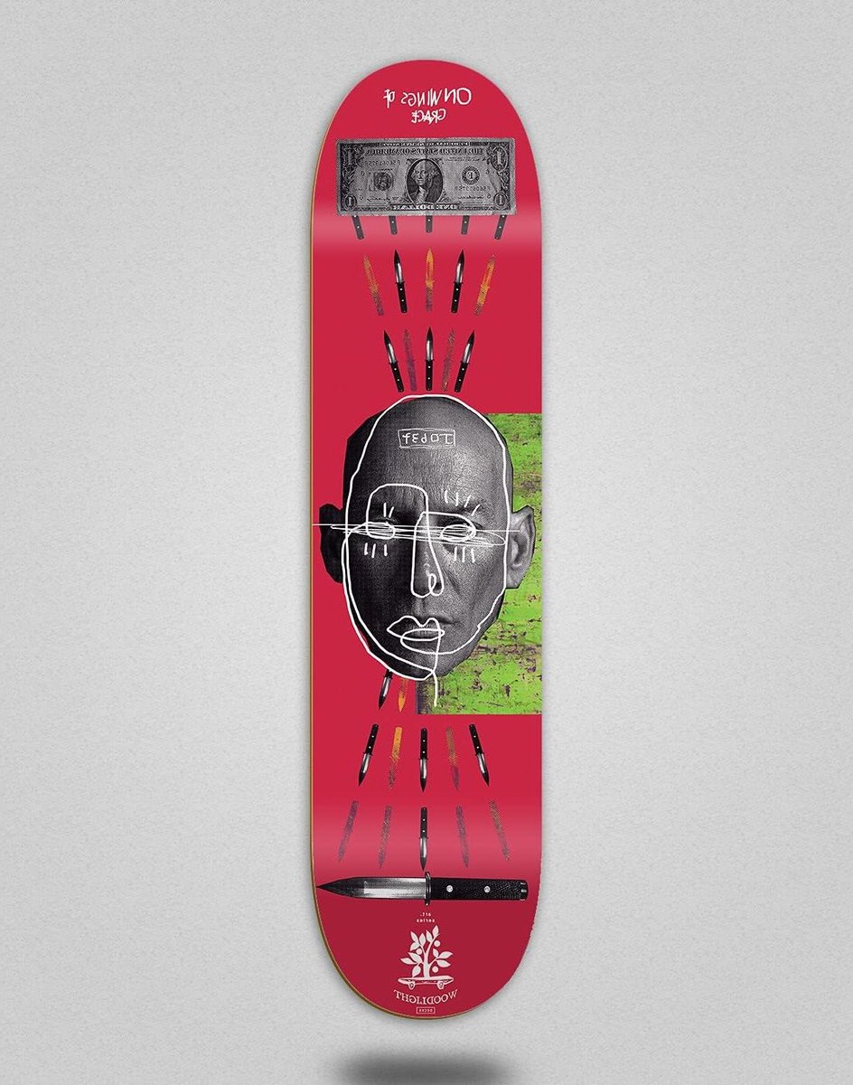 Houten Skateboard Deck Plank Buiten skateboarden Degelijk ontwerp 8.5 inch Natuurlijk