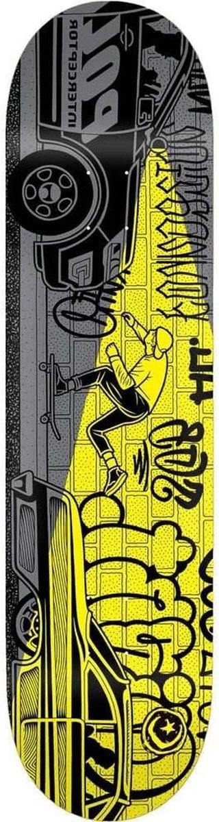 Skateboard Deck Onderdeel Street Tricks Extra Breed 8.5 Inch Natuurlijk
