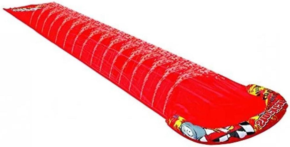 Waterglijbaan Tuin - XL Glijbaan - Zomerplezier - Inclusief Bodembevestiging - 500 x 90 cm - Rood