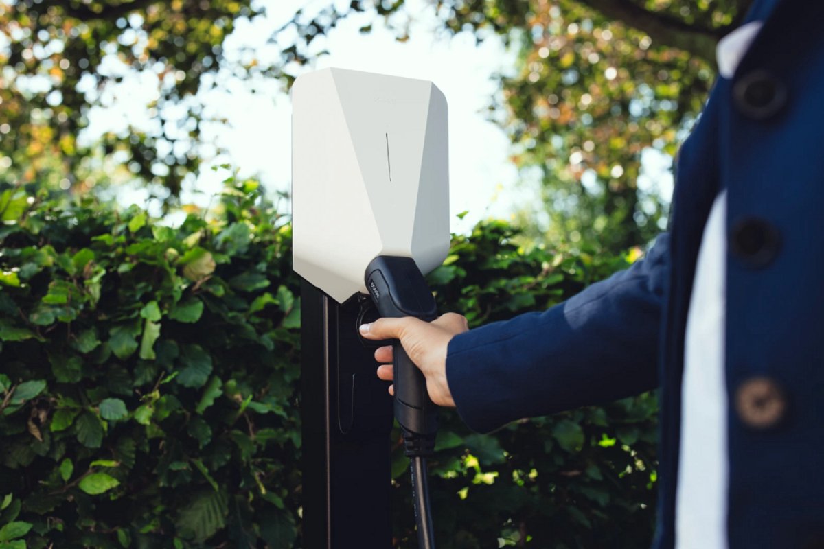 Easee Base 1-way - Enkelvoudige paal voor Easee