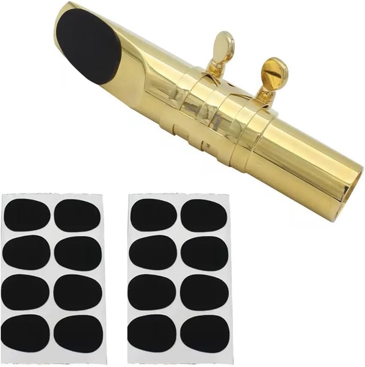16 Stuks Mondstuk Patches voor Saxofoon en Klarinet, 0.8 mm Dempers voor Verbeterde Geluidservaring
