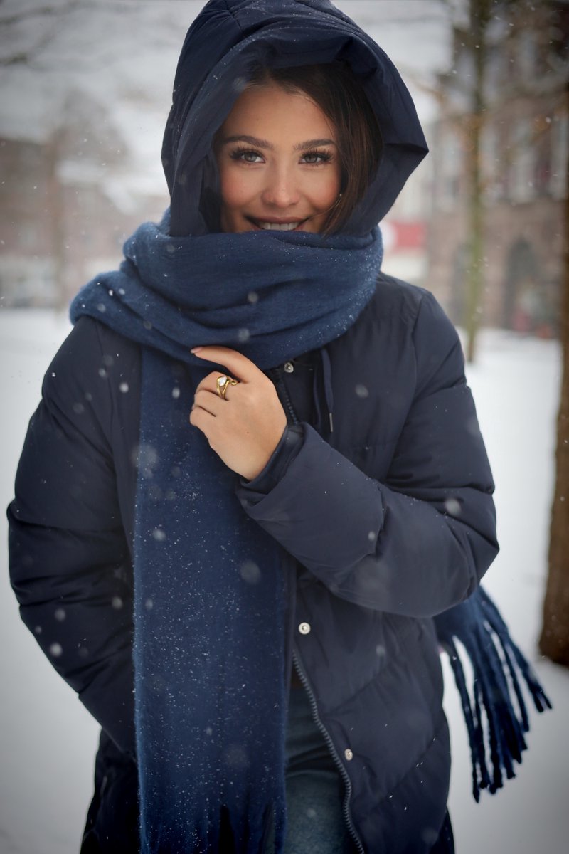 Getdrezzed Winterjas - Maat: XL - winterjas medium donkerblauw