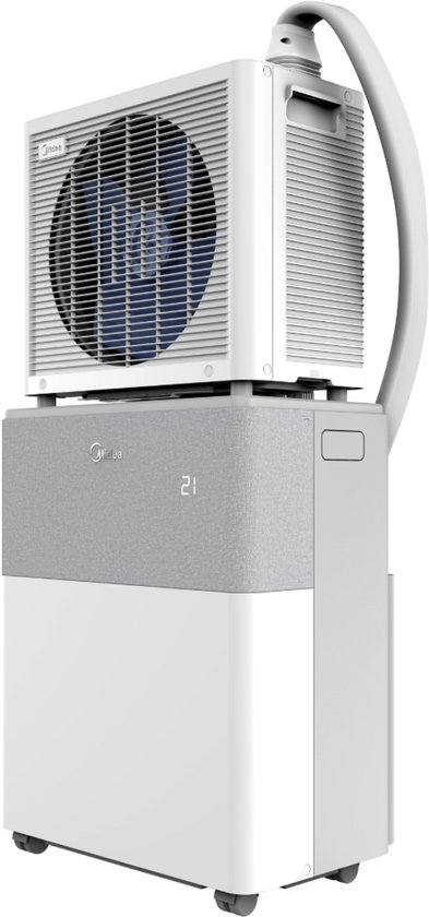 Mobiele split airco Midea PortaSplit 12.000 BTU koelen verwarmen wifi stil energiezuinig + luchtreiniger