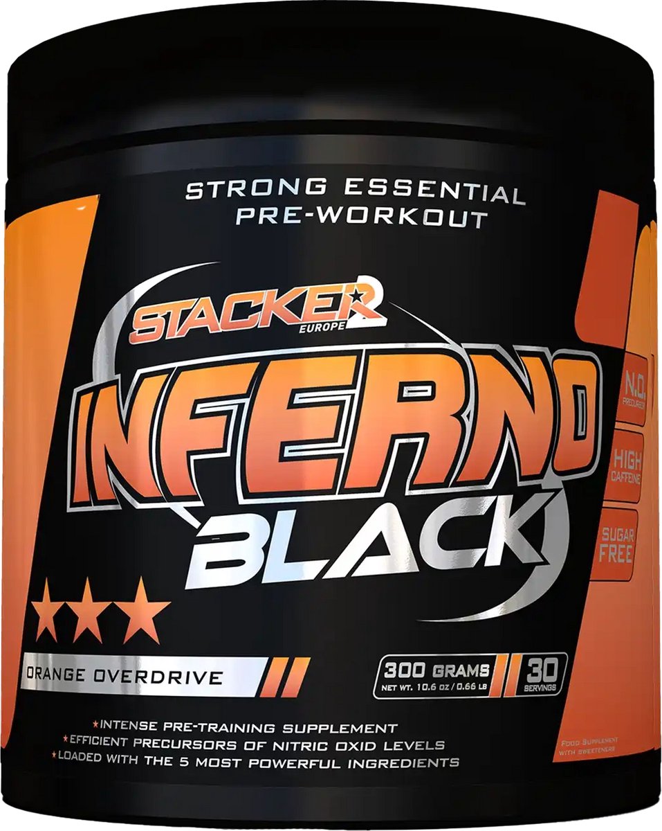 Stacker 2 Inferno Black 30 servings