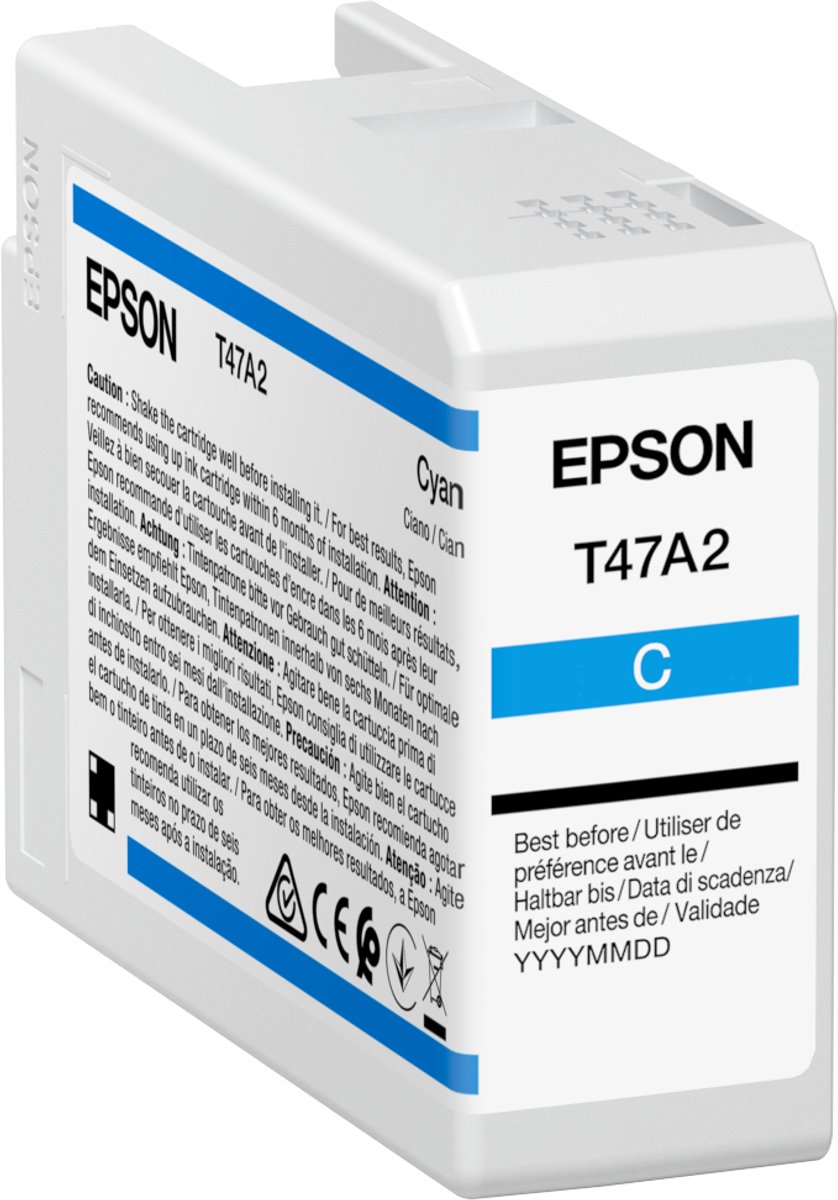 Epson T47A2 originele inktcartridge - cyaan, 1 stuk