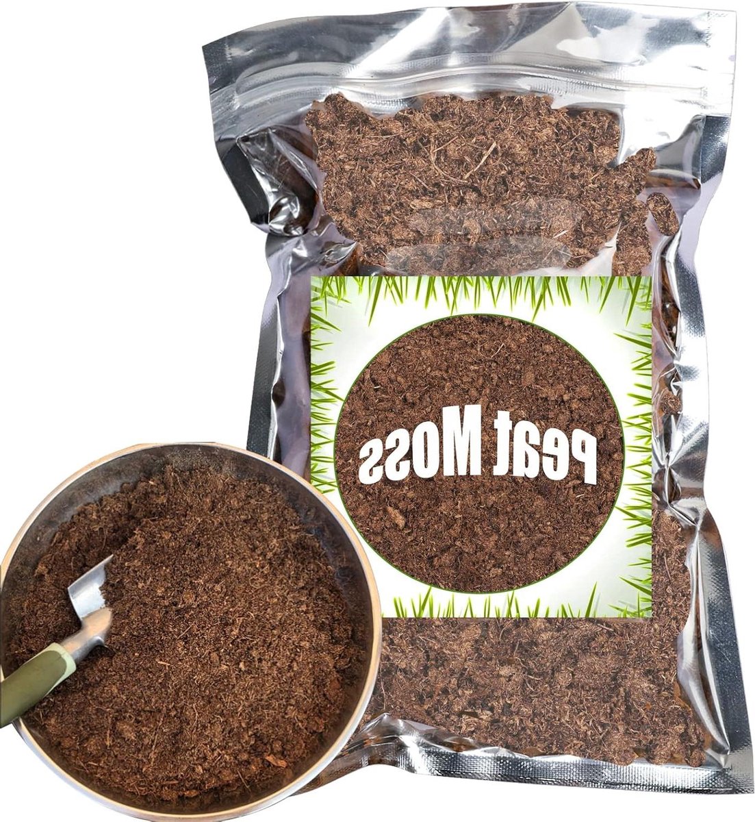 Organisch Veenmos - Plantaardige Bodem - Planten Wortels Voeden - Vocht Opslag - 4 Quarts - Bruin