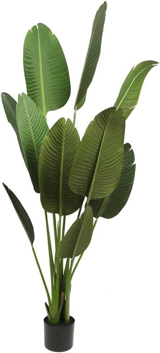 Kunstboom - Decoratieve plant - Binnen decoreren - Realistisch uiterlijk - 160 cm - Groen