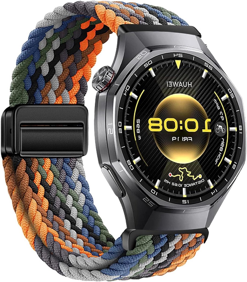 Nylon Band - Verstelbare Armband - Dagelijks Gebruik - Ademend Materiaal - 46 mm - Multicolor