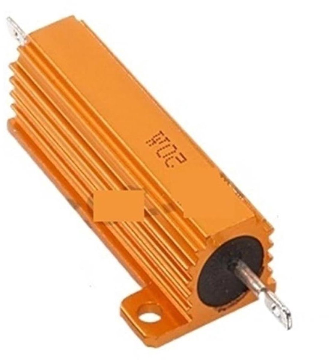 Gewikkelde Weerstand - Metalen Behuizing - Elektronica Reparatie - Hoge Stabiliteit - 10W 3 Ohm - Goud