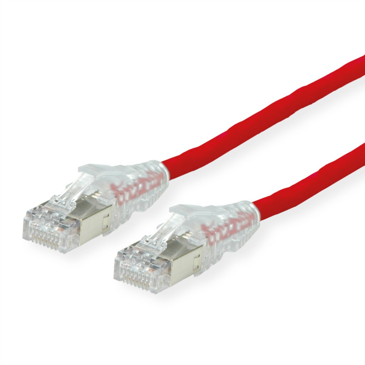 DÄTWYLER Patchkabel Kat.6A (Class EA) S/FTP, CU 7702 flex LSOH, AMP v2, rot, 0,5 m