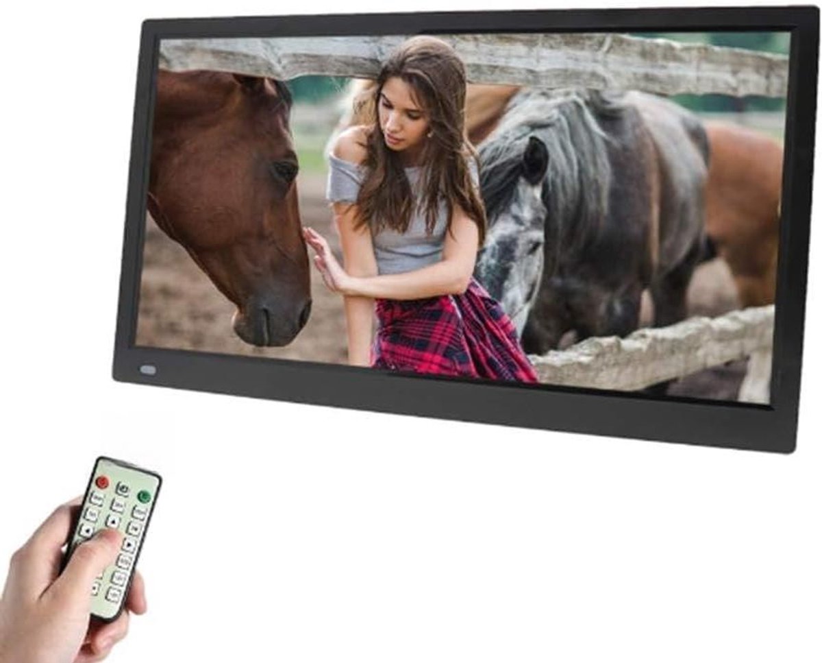 Digitale fotolijst - Reclame scherm - Foto's tonen - Automatische aan/uit - 116 inch - Wit
