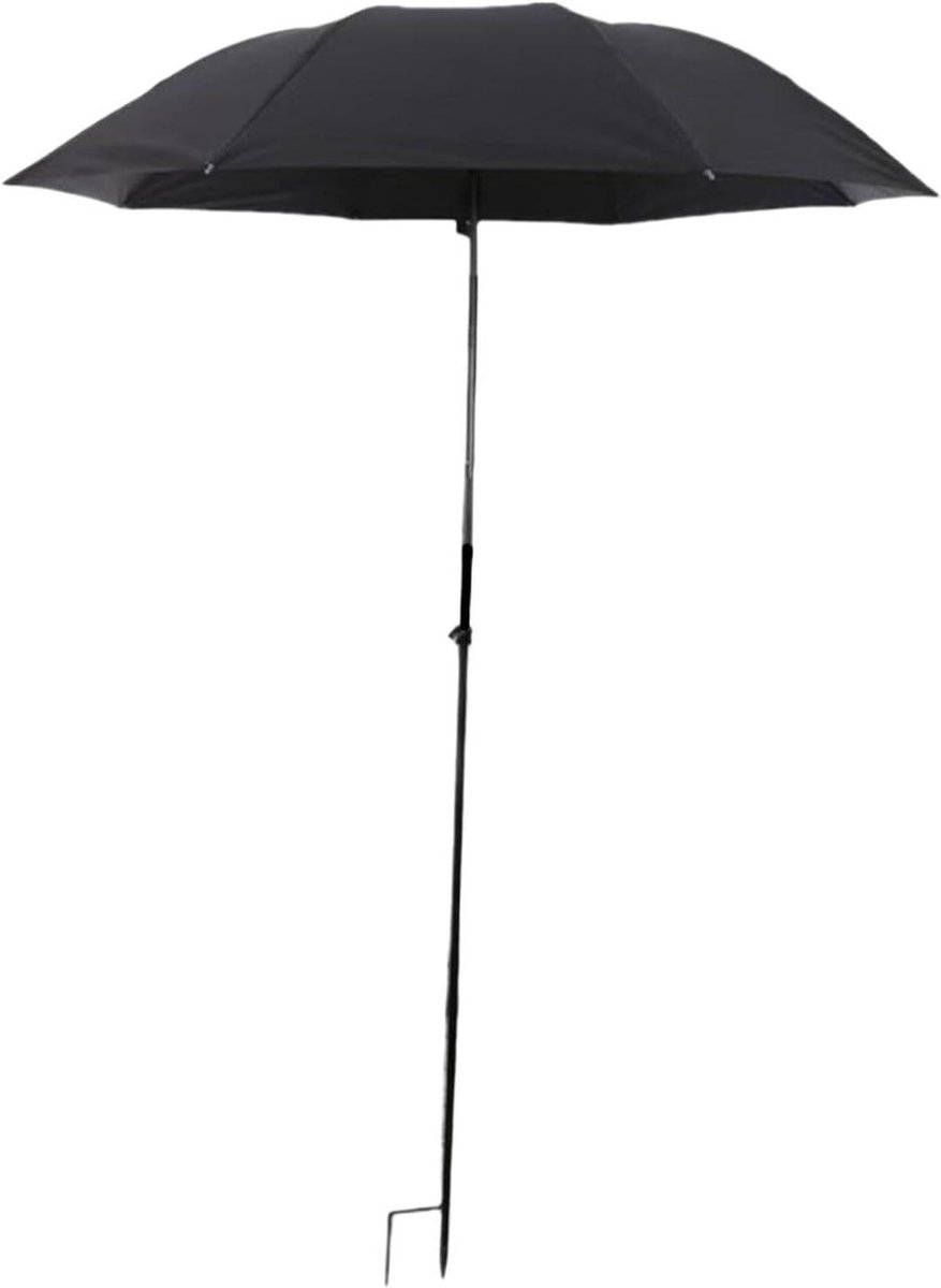 Plantenparaplu - Tuinparasol Bloemen - Bescherming Buiten - Stalen Frame - 125x95 cm - Zwart