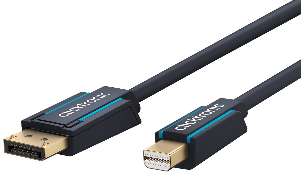 ClickTronic 70737 DisplayPort kabel 1 meter Mini DisplayPort Blauw