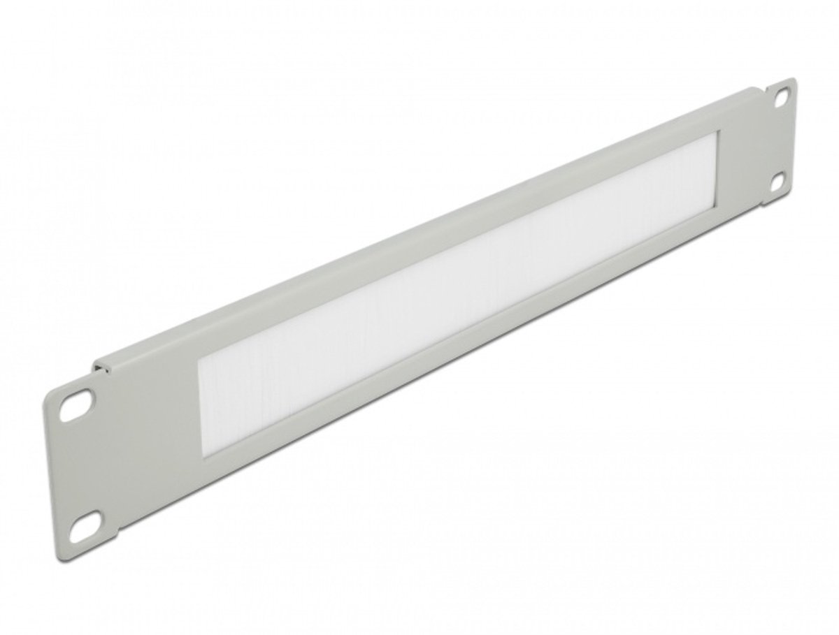 19 ″ kabelbeheerborstelstrip 1u grijs