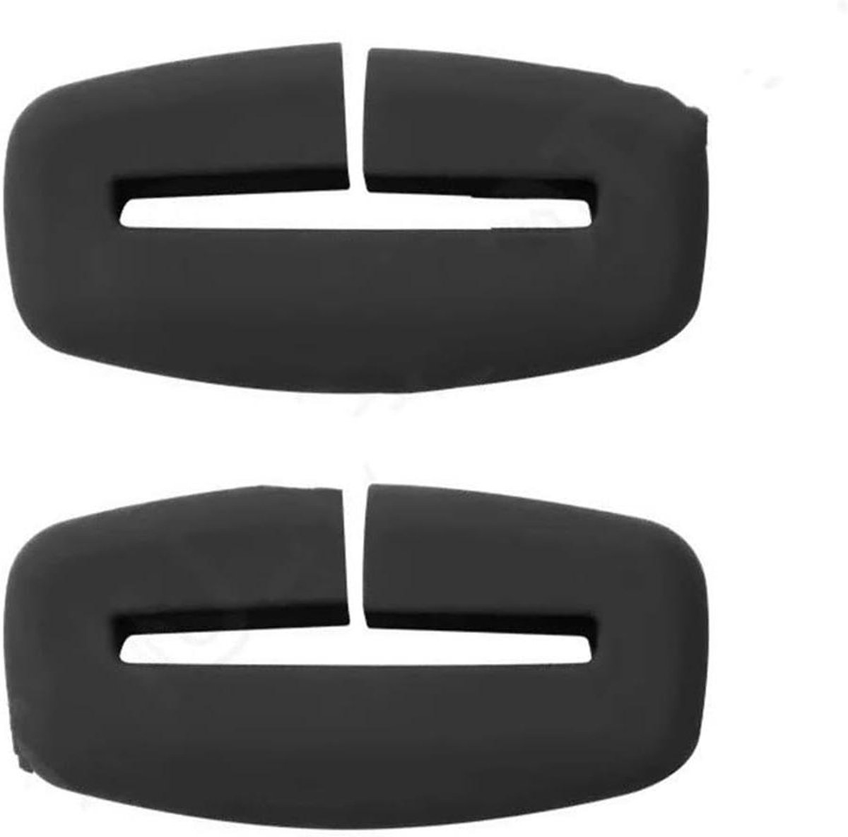Gordelkussen Set - Riemhoes Beschermer - Comfortabel Rijden - Waterdichte Stof - 2 Stuks - Zwart