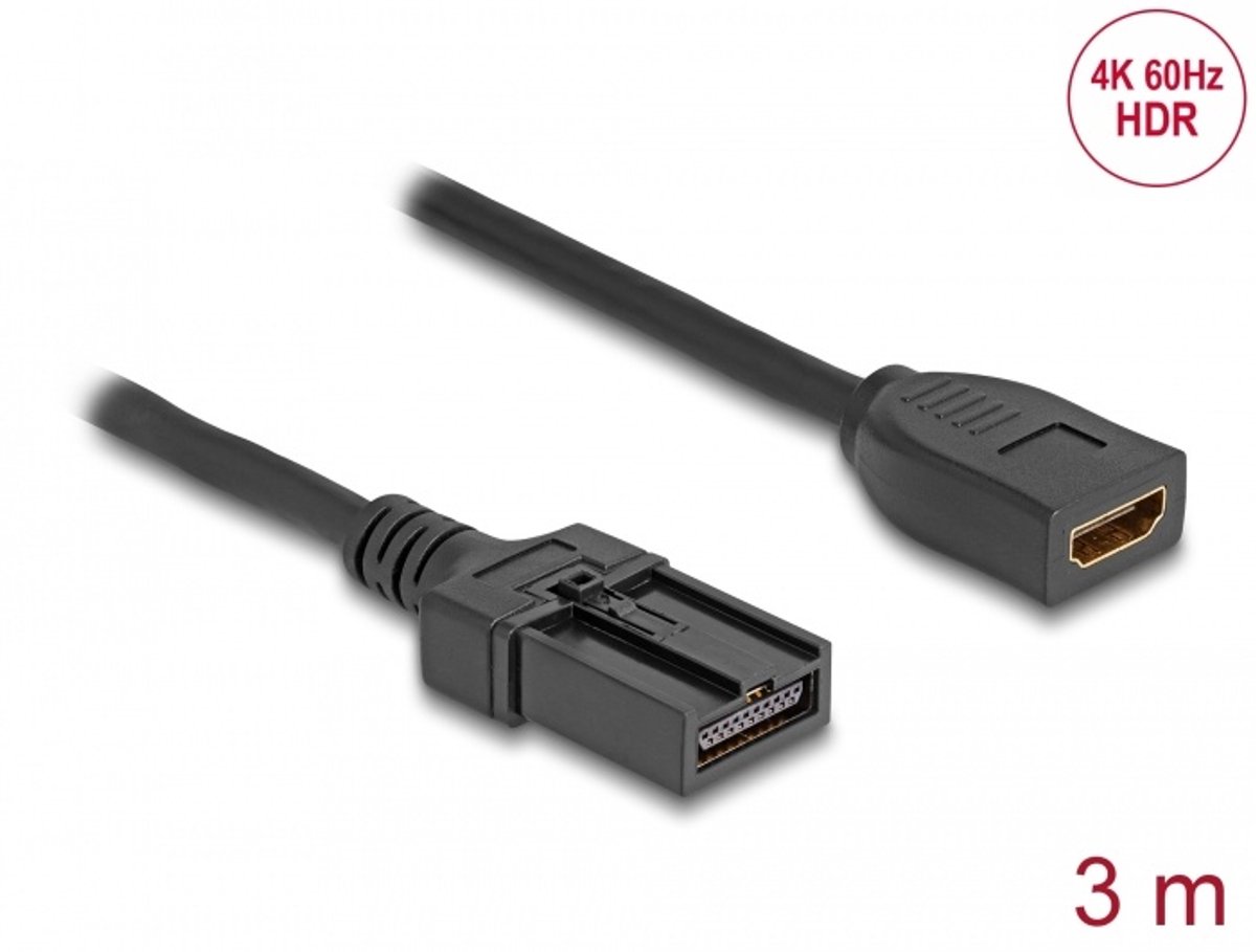HDMI Automotive Cable HDMI-A-vrouw naar HDMI-E MAN MANNEN 3 M 4K 60 HZ