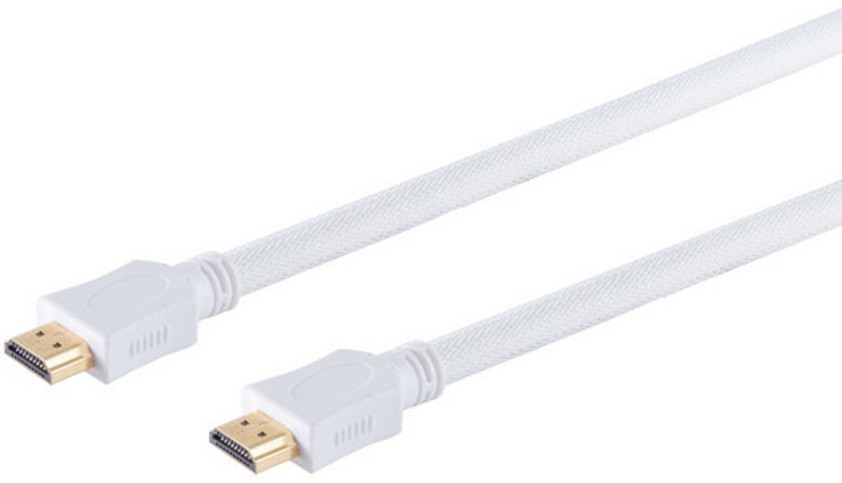 HDMI 2.0 Kabel - 4K 60Hz - Nylon Sleeve - 5 meter - Wit
