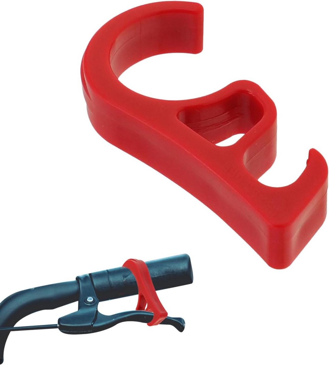 Remgreepslot Motor - Handrem Beveiliging - Veilig Parkeren - Diefstalbestendig - 9 x 4 x 1.5 cm - Rood
