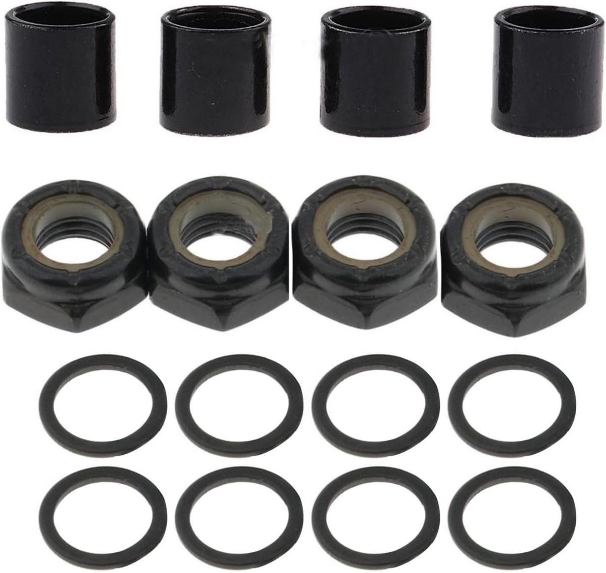 Skateboard Onderdelen Set Truck Spacers Skateboarden Verbeteren Metaal van Kwaliteit 90 g Pakket