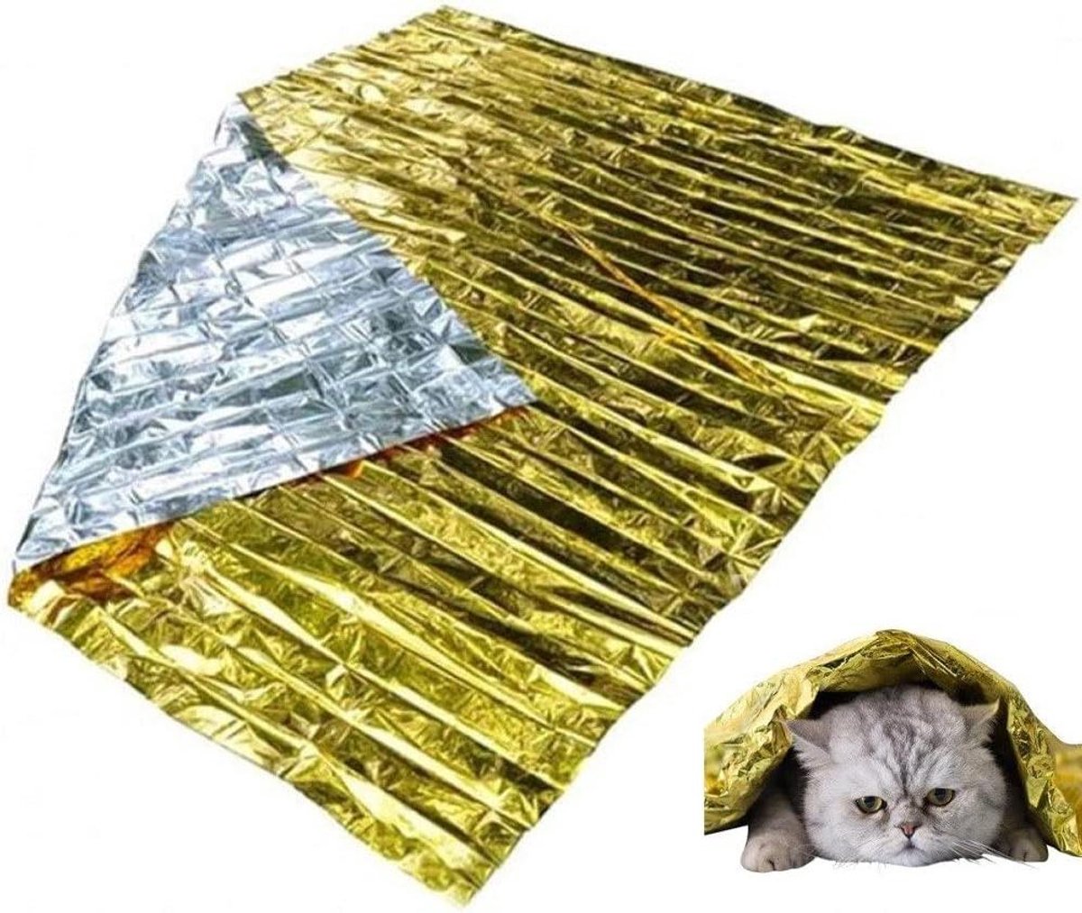 Emergency Deken - Thermale deken - Buiten overleven - Warmte isolerend - 210x130cm - Goud