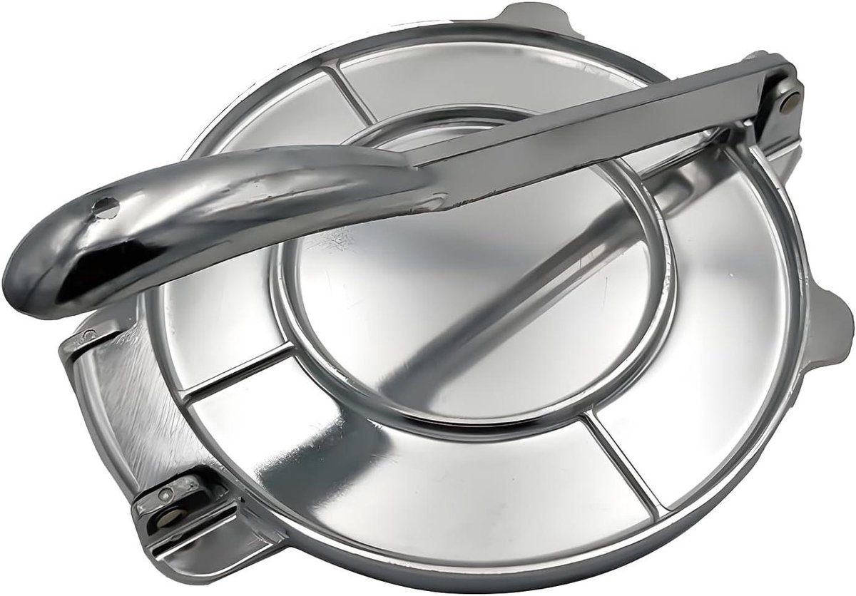 Wafel Donut Maker - Taartvorm Pers - Zelf Gebak Maken - Multifunctioneel Keukengereedschap - 20 cm - Zilver