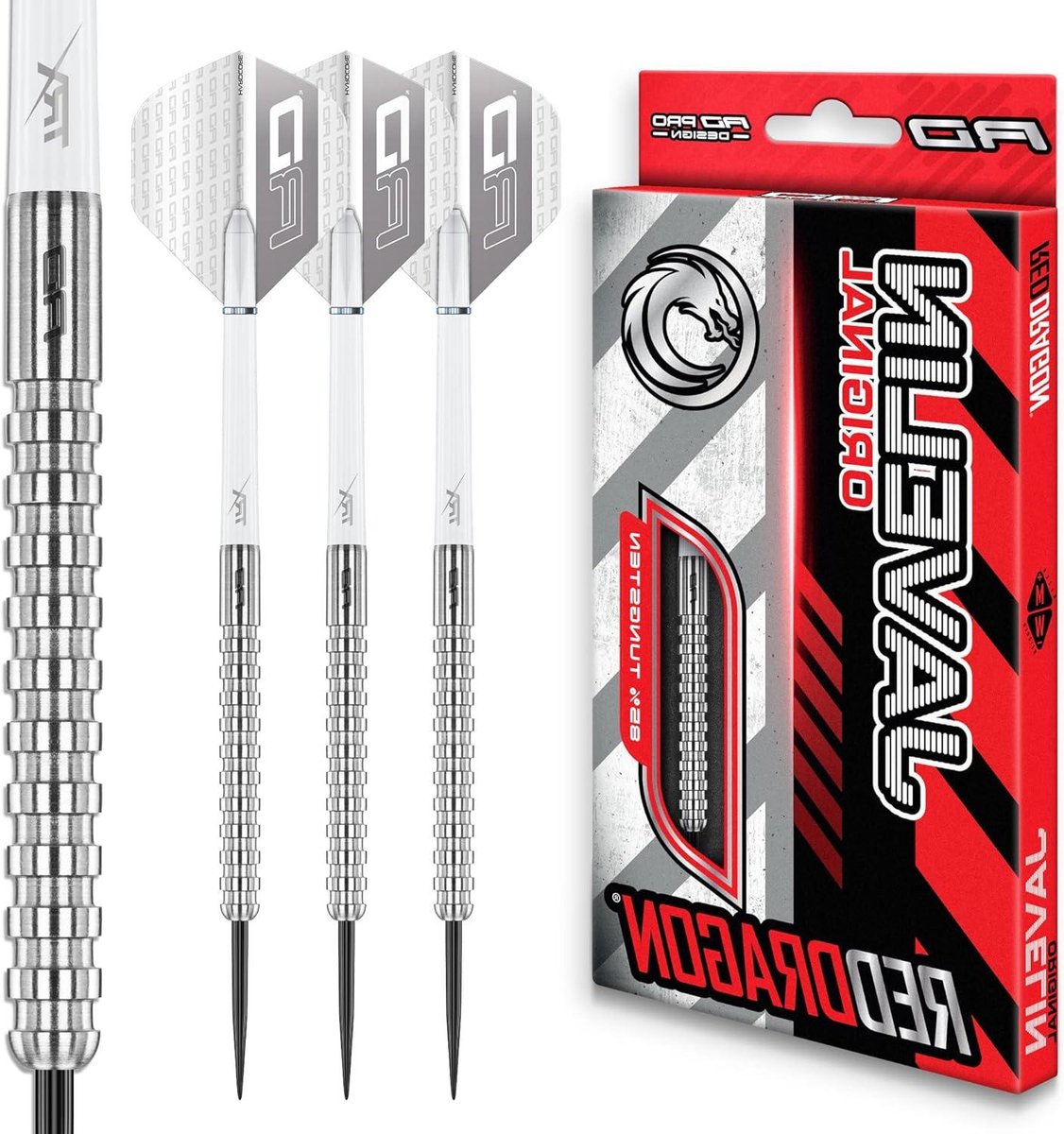 Stalen Darts - Dartpijlen Set - Precisie Werpen - 85% Wolfraam Constructie - 21 Gram - Zilver