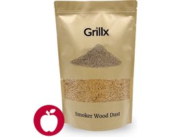 Grillx Rookmot Appel - 3 Liter - Genoeg voor 7x koud roken - Cold Smoke Generator