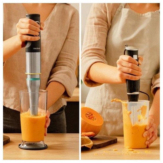 Cecotec 03972 blender Staafmixer 1500 W Zwart, Roestvrijstaal van Cecotec — afbeelding 5