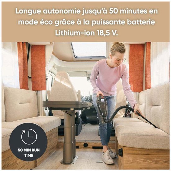 Severin HV 7147 - Aspirateur à main sans fil avec accessoires combinés