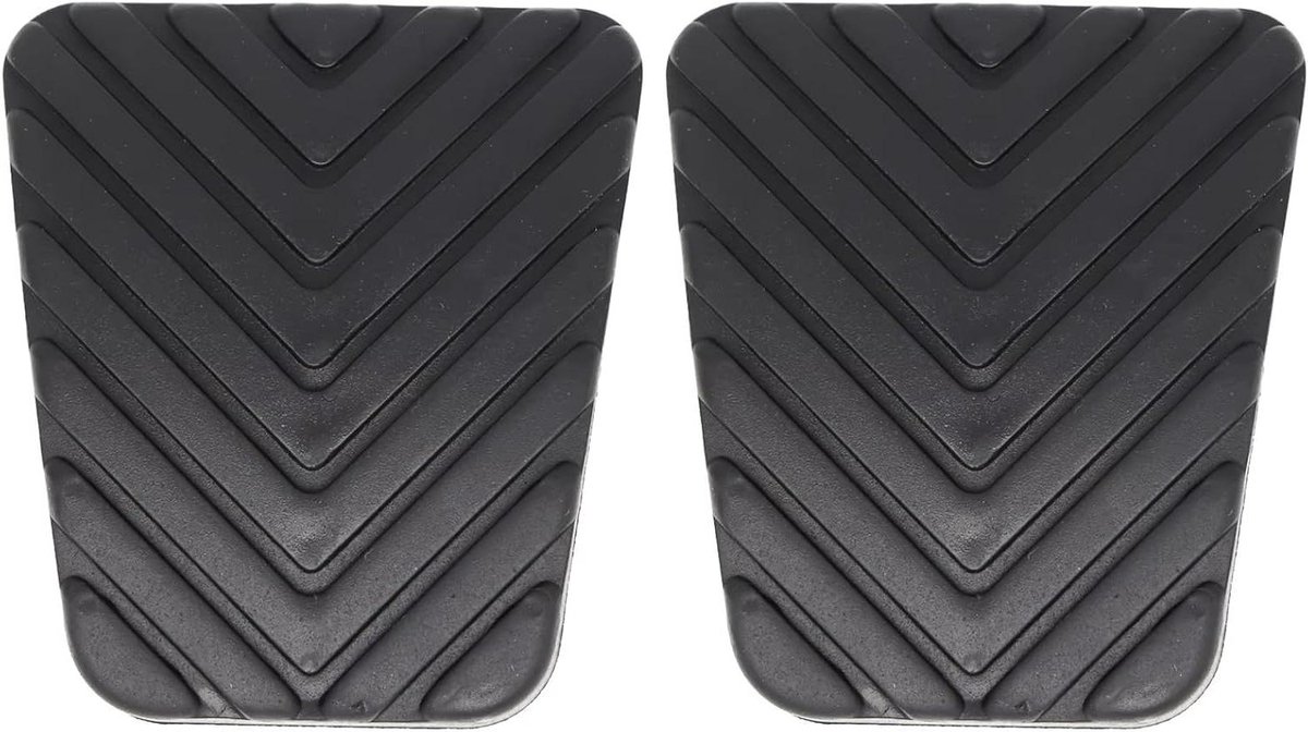 Pedaalhoezen Set - Rem Koppeling - Verbeterde Grip - Antislip Ontwerp - 2 Stuks - Zwart
