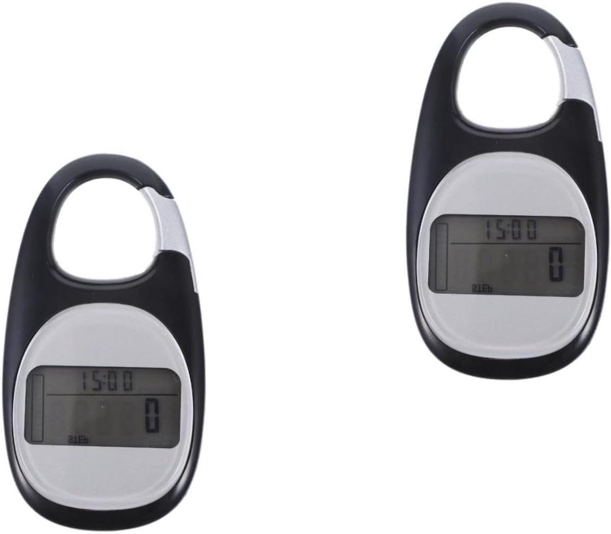 Stappenteller Set - Activiteit Tracker - Buiten Lopen - Professionele Calorieënteller - 2 Stuks - Wit